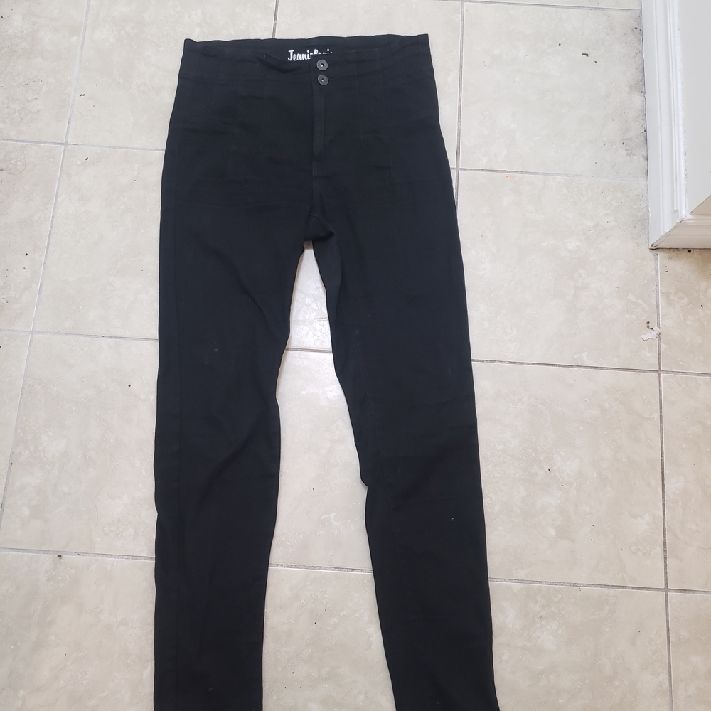 Black High-Waisted Pants (Jeanologie)